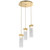 manufacturer_finish:Gilded Brass|manufacturer_glass:Parallel Clear Granite Blown Glass|color_temperature:2700K|cri:93|voltage:120.00V