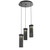 manufacturer_finish:Matte Black|manufacturer_glass:Parallel Smoke Granite Blown Glass|color_temperature:2700K|cri:93|voltage:120.00V