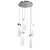 manufacturer_finish:Classic Silver|manufacturer_glass:Parallel Crystal Rimelight Blown Glass|color_temperature:2700K|cri:Unspecified|voltage:Unspecified