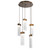 manufacturer_finish:Flat Bronze|manufacturer_glass:Parallel Clear Granite Blown Glass|color_temperature:3000K|cri:93|voltage:120.00V
