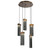 manufacturer_finish:Flat Bronze|manufacturer_glass:Parallel Smoke Granite Blown Glass|color_temperature:3000K|cri:93|voltage:120.00V