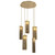 manufacturer_finish:Gilded Brass|manufacturer_glass:Parallel Bronze Granite Blown Glass|color_temperature:3000K|cri:93|voltage:120.00V