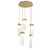 manufacturer_finish:Gilded Brass|manufacturer_glass:Parallel Crystal Rimelight Blown Glass|color_temperature:2700K|cri:93|voltage:120.00V
