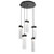 manufacturer_finish:Matte Black|manufacturer_glass:Parallel Clear Granite Blown Glass|color_temperature:2700K|cri:93|voltage:120.00V