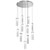 manufacturer_finish:Classic Silver|manufacturer_glass:Parallel Crystal Rimelight Blown Glass|color_temperature:3000K|cri:Unspecified|voltage:Unspecified