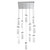 manufacturer_finish:Classic Silver|manufacturer_glass:Parallel Clear Granite Blown Glass|light_output:Unspecified|color_temperature:2700K|cri:Unspecified|voltage:Unspecified