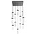 manufacturer_finish:Matte Black|manufacturer_glass:Parallel Crystal Rimelight Blown Glass|light_output:4105.00lm|color_temperature:3000K|cri:93|voltage:120.00V