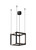Visual Comfort Architectural - 700BRXCL93012BS - Brox Cube 12 Pendant - Brox - Nightshade Black