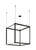 Visual Comfort Architectural - 700BRXCL93024BR - Brox Cube 24 Pendant - Brox - Nightshade Black