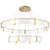 manufacturer_finish:Gilded Brass|manufacturer_glass:Parallel Clear Granite Blown Glass|light_output:10785.00lm|color_temperature:3000K|cri:93|voltage:120.00V