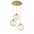 Hammerton Studio - CHB0047-03-GB-OA-C01-E2 - Pendant - Terra - Gilded Brass
