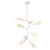 manufacturer_finish:Beige Silver|manufacturer_glass:Amber Blown Glass|light_output:1440.00lm|color_temperature:2700K|cri:93|voltage:120.00V