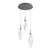 manufacturer_finish:Graphite|manufacturer_glass:Clear Blown Glass|light_output:1025.00lm|color_temperature:3000K|cri:Unspecified|voltage:Unspecified