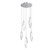 Hammerton Studio - CHB0050-05-CS-CC-C01-L1 - LED Pendant - Rock Crystal - Classic Silver