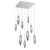 Hammerton Studio - CHB0050-09-BS-CS-C01-L3 - LED Pendant - Rock Crystal - Beige Silver