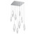 Hammerton Studio - CHB0050-09-CS-CC-C01-L1 - LED Pendant - Rock Crystal - Classic Silver