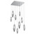 Hammerton Studio - CHB0050-09-CS-CS-C01-L1 - LED Pendant - Rock Crystal - Classic Silver