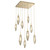 Hammerton Studio - CHB0050-09-GB-CB-C01-L3 - LED Pendant - Rock Crystal - Gilded Brass