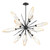 Hammerton Studio - CHB0050-0A-MB-CA-001-L1 - LED Starburst - Rock Crystal - Matte Black