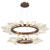 Hammerton Studio - CHB0050-2T-BB-CA-CA1-L1 - LED Lantern - Rock Crystal - Burnished Bronze