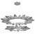 manufacturer_finish:Classic Silver|manufacturer_glass:Smoke Blown Glass|light_output:Unspecified|color_temperature:2700K|cri:Unspecified|voltage:Unspecified