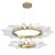 Hammerton Studio - CHB0050-2T-GB-CC-CA1-L3 - LED Lantern - Rock Crystal - Gilded Brass