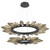 Hammerton Studio - CHB0050-2T-MB-CB-CA1-L1 - LED Chandelier - Rock Crystal - Matte Black