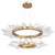 Hammerton Studio - CHB0050-2T-NB-CC-CA1-L3 - LED Chandelier - Rock Crystal - Novel Brass