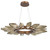manufacturer_finish:Burnished Bronze|manufacturer_glass:Bronze Blown Glass|light_output:Unspecified|color_temperature:2700K|cri:Unspecified|voltage:Unspecified
