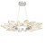 manufacturer_finish:Beige Silver|manufacturer_glass:Amber Blown Glass|light_output:3280.00lm|color_temperature:3000K|cri:93|voltage:120.00V