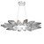Hammerton Studio - CHB0050-42-CS-CS-CA1-L1 - LED Chandelier - Rock Crystal - Classic Silver