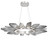 manufacturer_finish:Beige Silver|manufacturer_glass:Smoke Blown Glass|light_output:3280.00lm|color_temperature:3000K|cri:93|voltage:120.00V