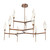 Hammerton Studio - CHB0050-54-BB-CA-001-L1 - LED Chandelier - Rock Crystal - Burnished Bronze