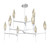 Hammerton Studio - CHB0050-54-CS-CB-001-L3 - LED Chandelier - Rock Crystal - Classic Silver