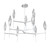 Hammerton Studio - CHB0050-54-CS-CS-001-L3 - LED Chandelier - Rock Crystal - Classic Silver
