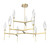 Hammerton Studio - CHB0050-54-GB-CC-001-L1 - LED Chandelier - Rock Crystal - Gilded Brass