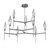 Hammerton Studio - CHB0050-54-GP-CS-001-L3 - LED Chandelier - Rock Crystal - Graphite