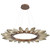 manufacturer_finish:Burnished Bronze|manufacturer_glass:Bronze Blown Glass|light_output:Unspecified|color_temperature:3000K|cri:Unspecified|voltage:Unspecified