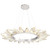 manufacturer_finish:Beige Silver|manufacturer_glass:Amber Blown Glass|light_output:4200.00lm|color_temperature:3000K|cri:93|voltage:120.00V