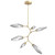 Hammerton Studio - CHB0050-VA-GB-CS-001-L3 - LED Lantern - Rock Crystal - Gilded Brass