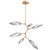 Hammerton Studio - CHB0050-VA-NB-CS-001-L3 - LED Lantern - Rock Crystal - Novel Brass