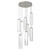 Hammerton Studio - CHB0056-08-BS-LC-C01-L1 - LED Pendant - Ledgestone - Beige Silver