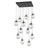 manufacturer_finish:Matte Black|manufacturer_glass:Clear Blown Glass|light_source:Incandescent|voltage:120.00V