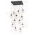 manufacturer_finish:Matte Black|manufacturer_glass:Amber Blown Glass|light_source:Incandescent|voltage:120.00V