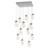 Hammerton Studio - CHB0063-12-CS-A-C01-E2 - 12 Light Pendant - Meteo - Classic Silver