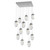 Hammerton Studio - CHB0063-12-CS-C-C01-E2 - 12 Light Pendant - Meteo - Classic Silver