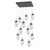 Hammerton Studio - CHB0063-12-GP-C-C01-E2 - 12 Light Pendant - Meteo - Graphite