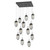 Hammerton Studio - CHB0063-12-GP-S-C01-E2 - 12 Light Pendant - Meteo - Graphite