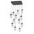 manufacturer_finish:Matte Black|manufacturer_glass:Clear Blown Glass|light_source:Incandescent|voltage:120.00V