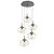 Hammerton Studio - CHB0064-05-GP-A-C01-E2 - Five Light Pendant - Nebula - Graphite